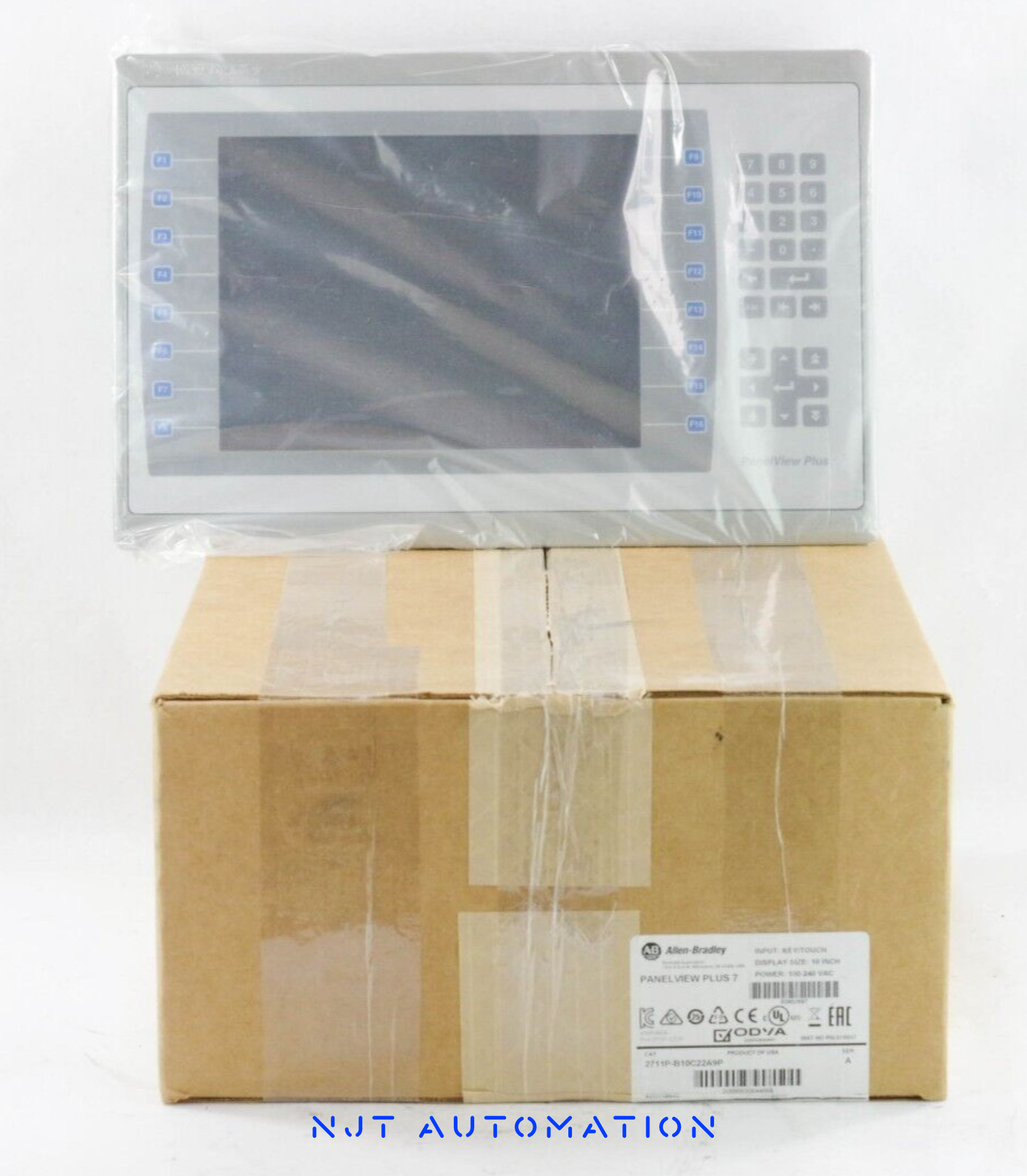 Allen Bradley 2711P-B10C6A6 PanelView Plus HMI – front view